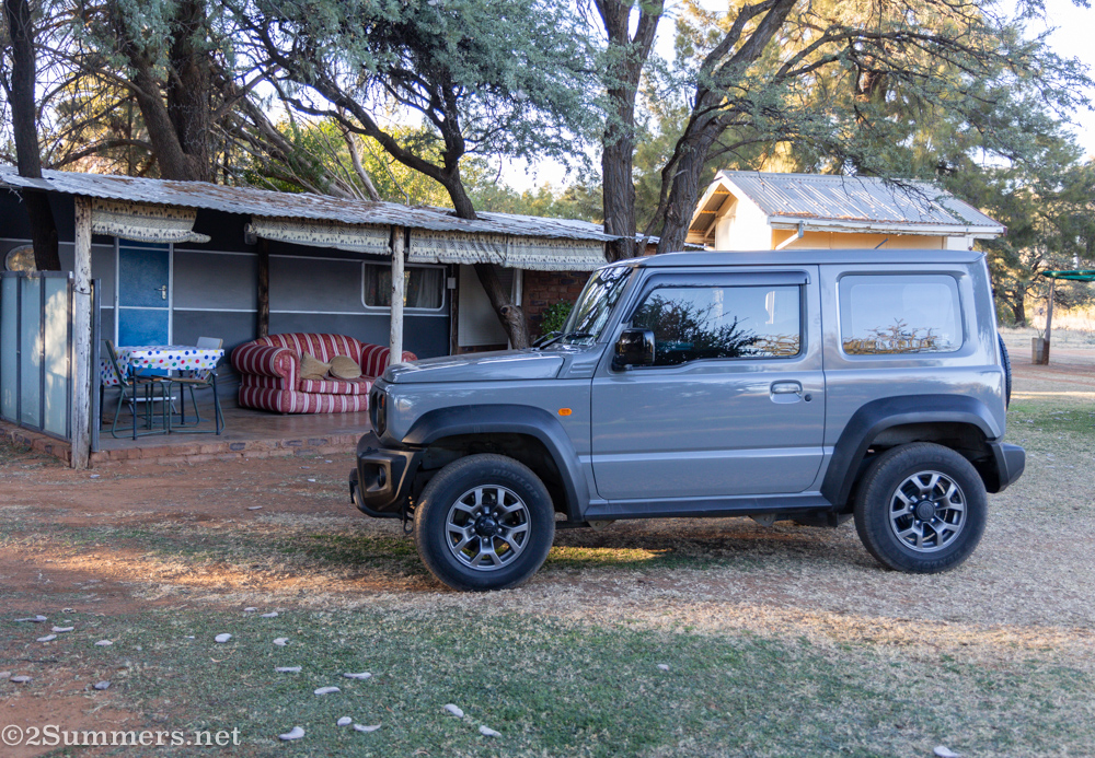 Greylene and the campovan